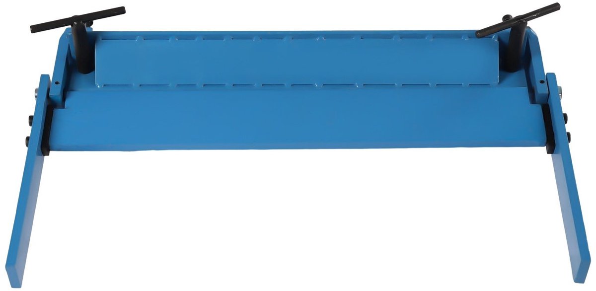 Handmatige plaatbuiger 450 mm - 0 tot 120 graden - blauw