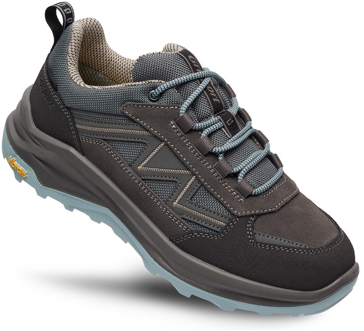 Grisport Swift Low grijs blauw wandelschoenen uni (15615-174)