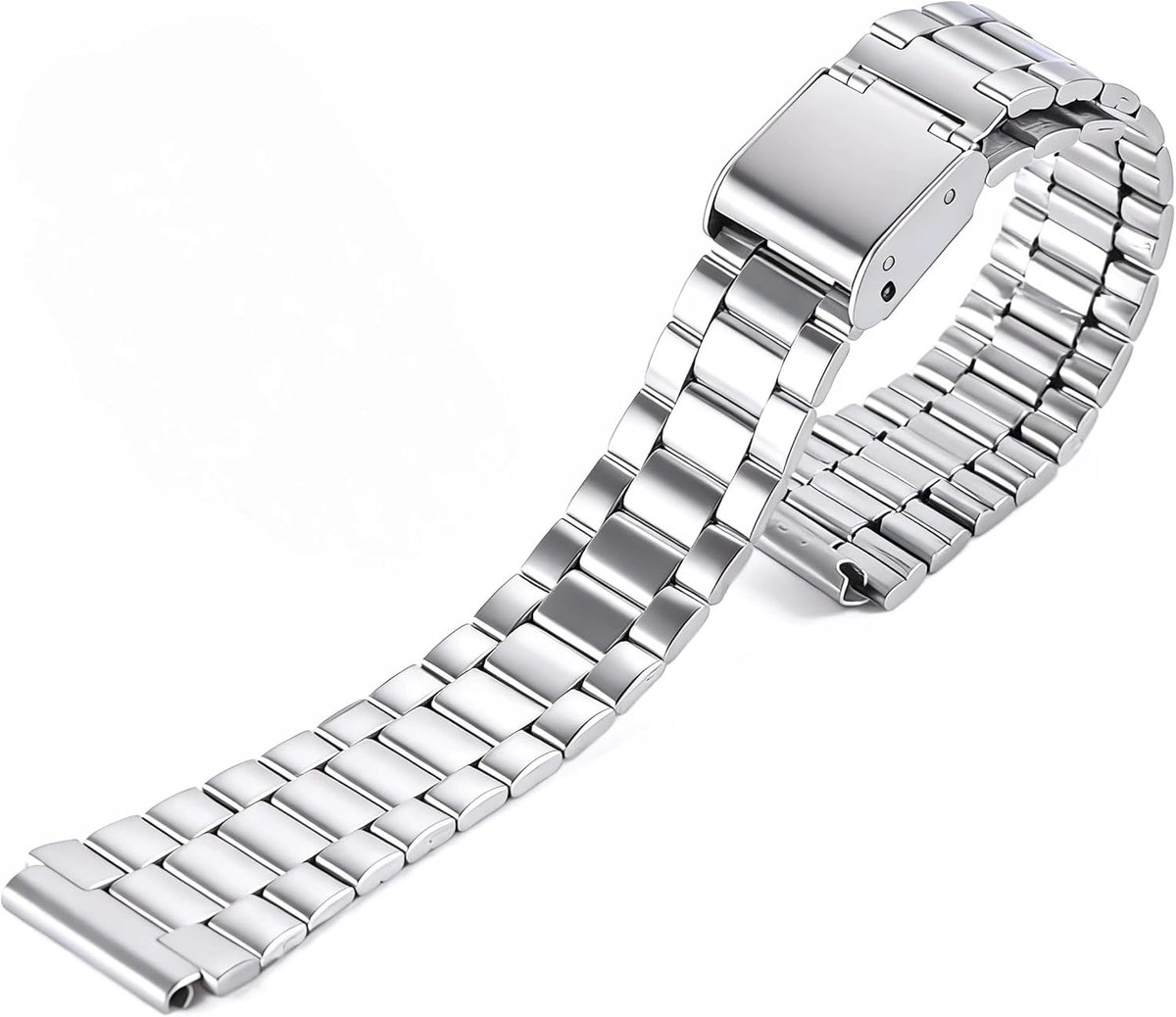 Vervangende horlogeband 18mm - roestvrij staal - passend voor Casio modellen - duurzaam en stijlvol - ShopVlot