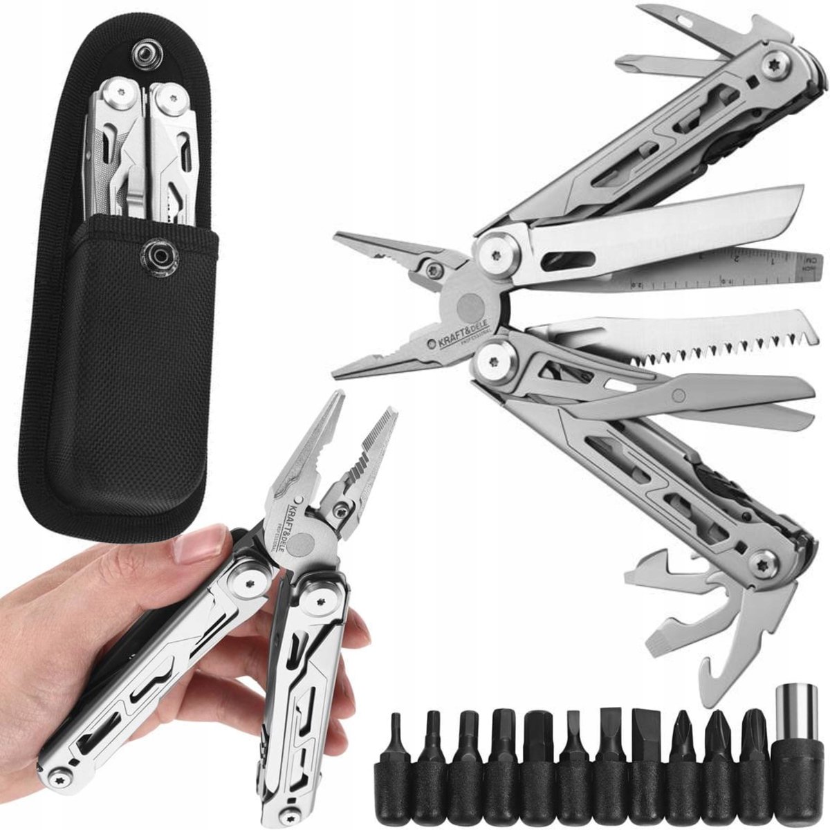 Multitool 28-in-1 Gereedschap met Etui - KD5939
