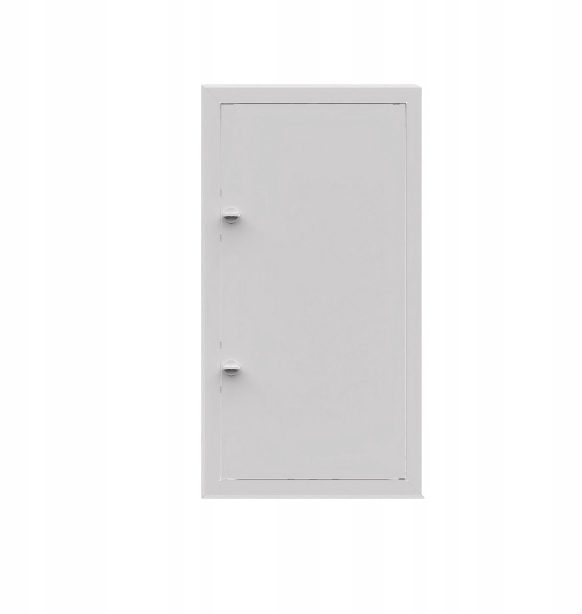 Metalen Inspectieluik Wit 40x110cm met Draaiknop - Op Maat Gemaakt