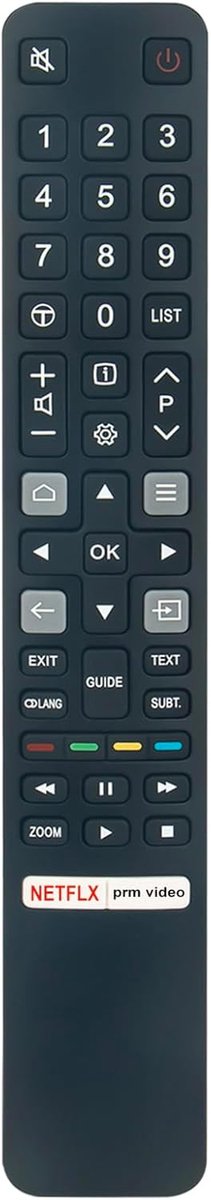 ALLIMITY RC802NU YUI1 Replacement Remote Control Fit For TCL 4K QLED TV 55C735K 65C735K 75C735K 65C935K 75C935K C935K - ShopVlot