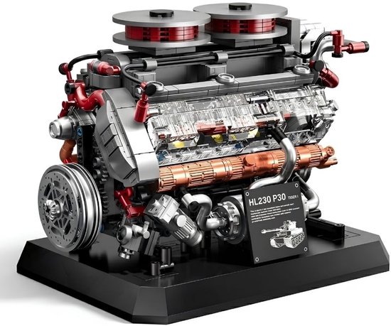 Zhe Gao 95008 Tiger tank speed engine bouwset | World of wars champions icons modelbouw | Leger speelgoed ideas voor expert volwassenen & kinderen | Engine star bouwpakket | Motor niet geschikt voor Lego technic | Bouwdoos met 1236 bouwstenen