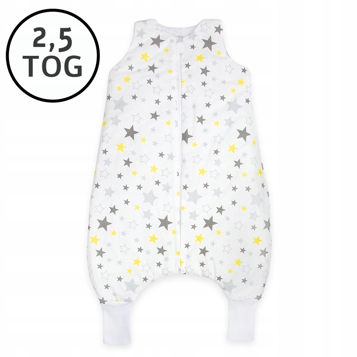 Slaapzak met Poten 92-104 M Jaarrond Sterren Geel