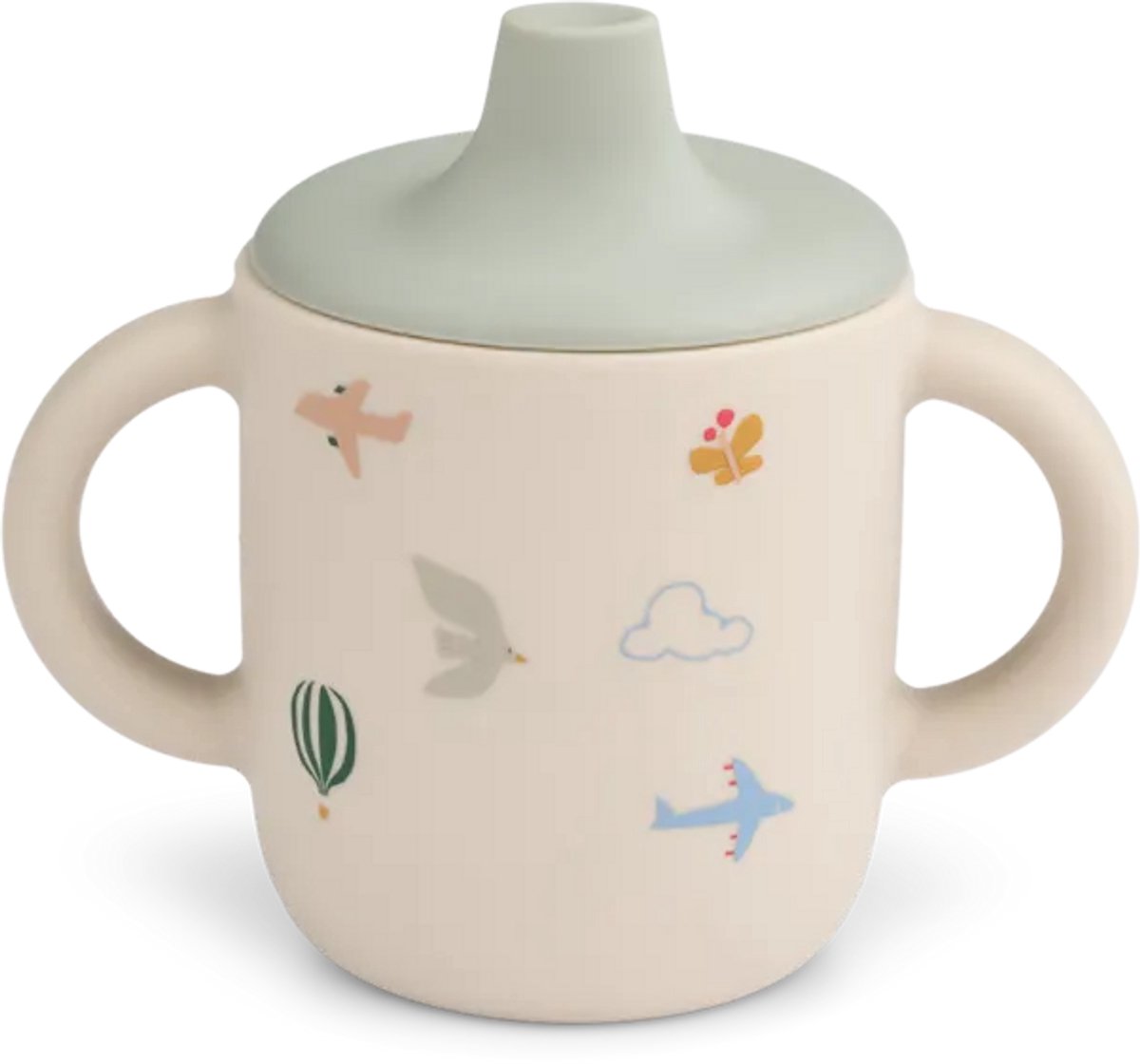 Liewood Neil Sippy Cup siliconen Tuitbeker - Flying/ / Sandy
