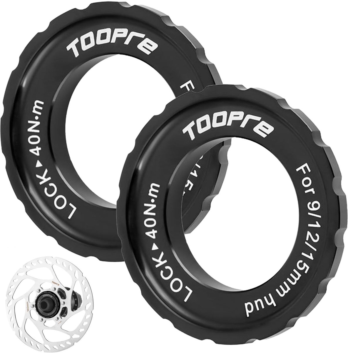 KIMHOME 2 stuks Centerlock-borgringen, fietsremaccessoires - ShopVlot