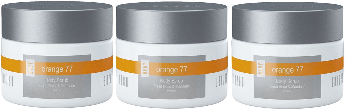 JANZEN Body Scrub Orange 77 - voordeelverpakking 3 x 420 gram