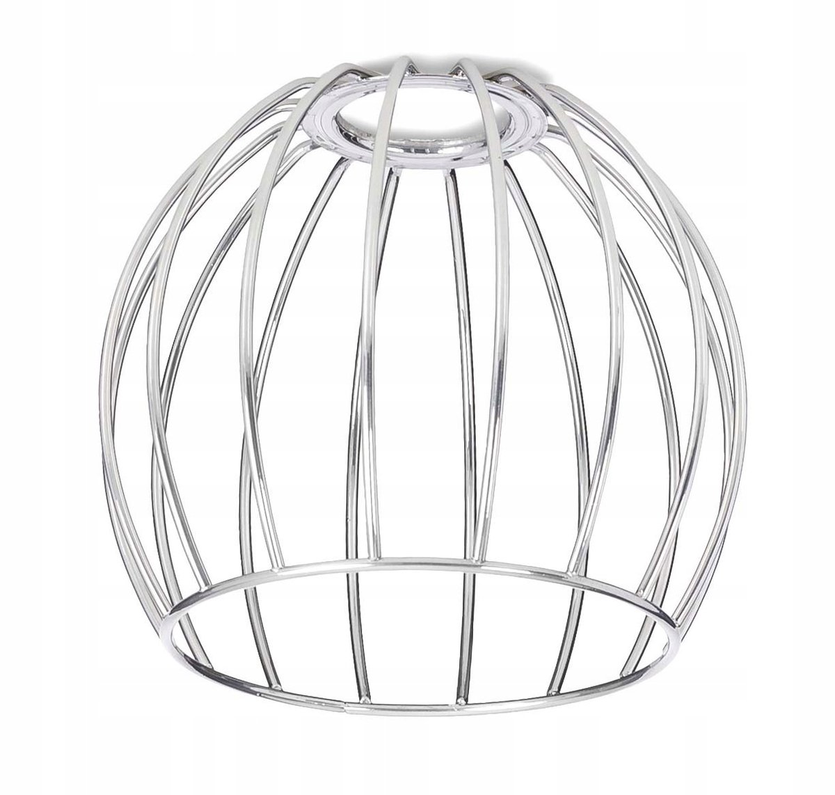 Chrom Metal Draad Lampenkap E27 Loft Bol Ø16.5cm