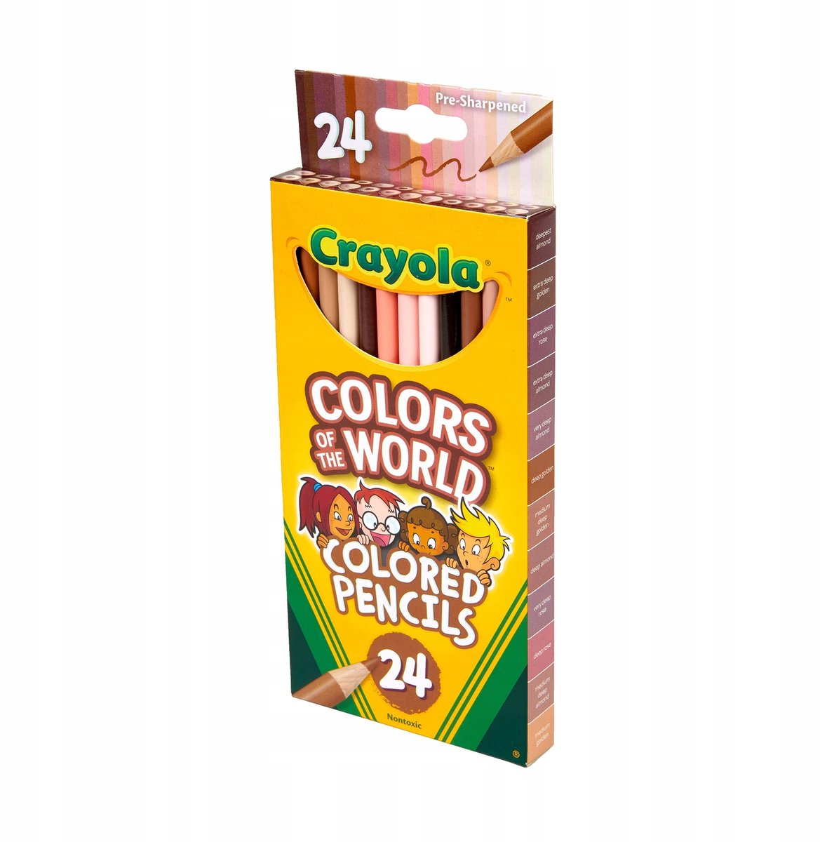 Crayola - Colors Of The World - Kleurpotloden - 24 Kleuren - Voor Kinderen — afbeelding 8