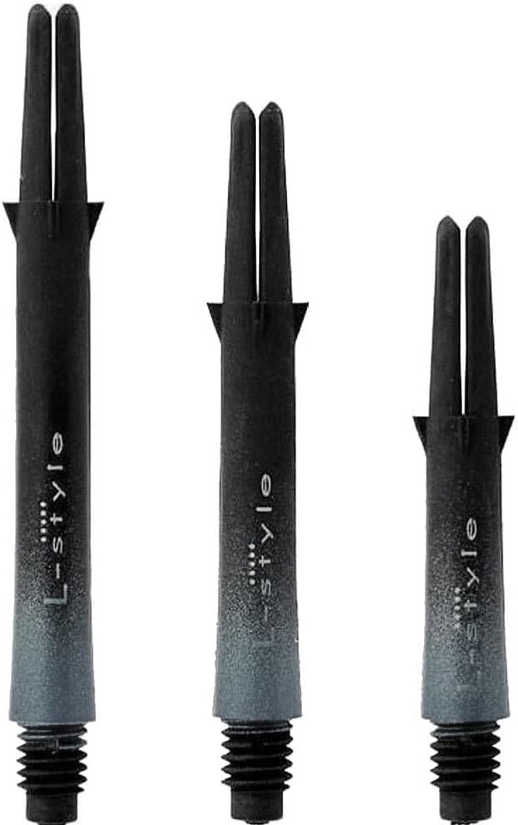 Lstyle Two-Tone Carbon Dart Shaft Extra Durable and Strong - Silver 330 Medium/Long Length - ShopVlot