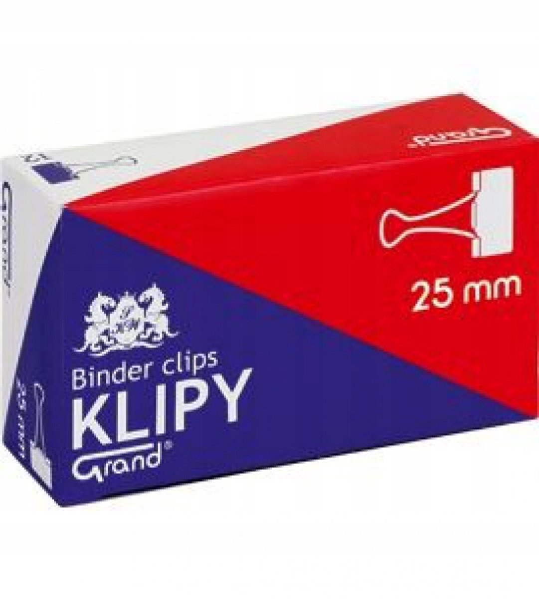 Kantoorclips 25mm Zwart - 12 Stuks - Duurzaam en Krasbestendig