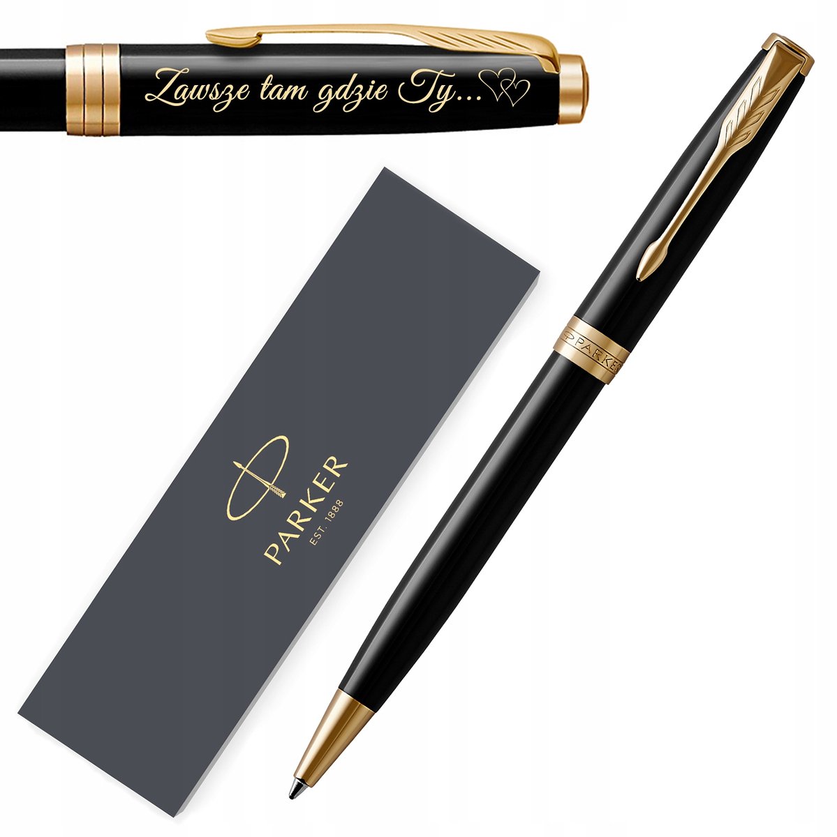 Parker Sonnet Pen Zwart GT - Luxe geschenken en personalisatie