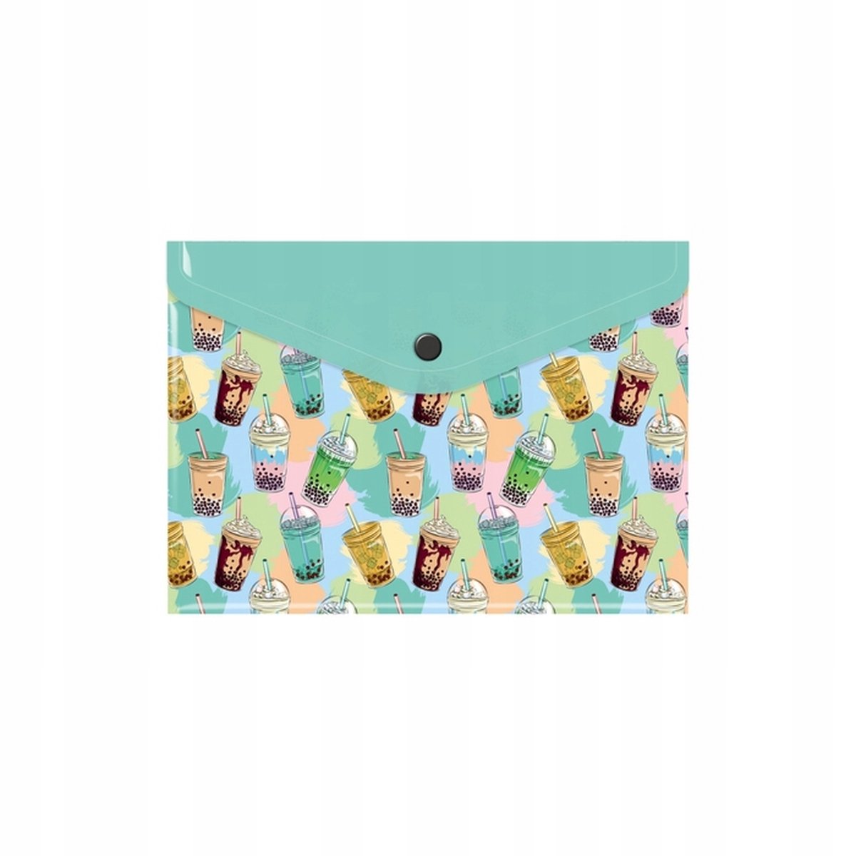 Biurfol A5 Instap Map Bubble Tea - Plastic met Sluiting