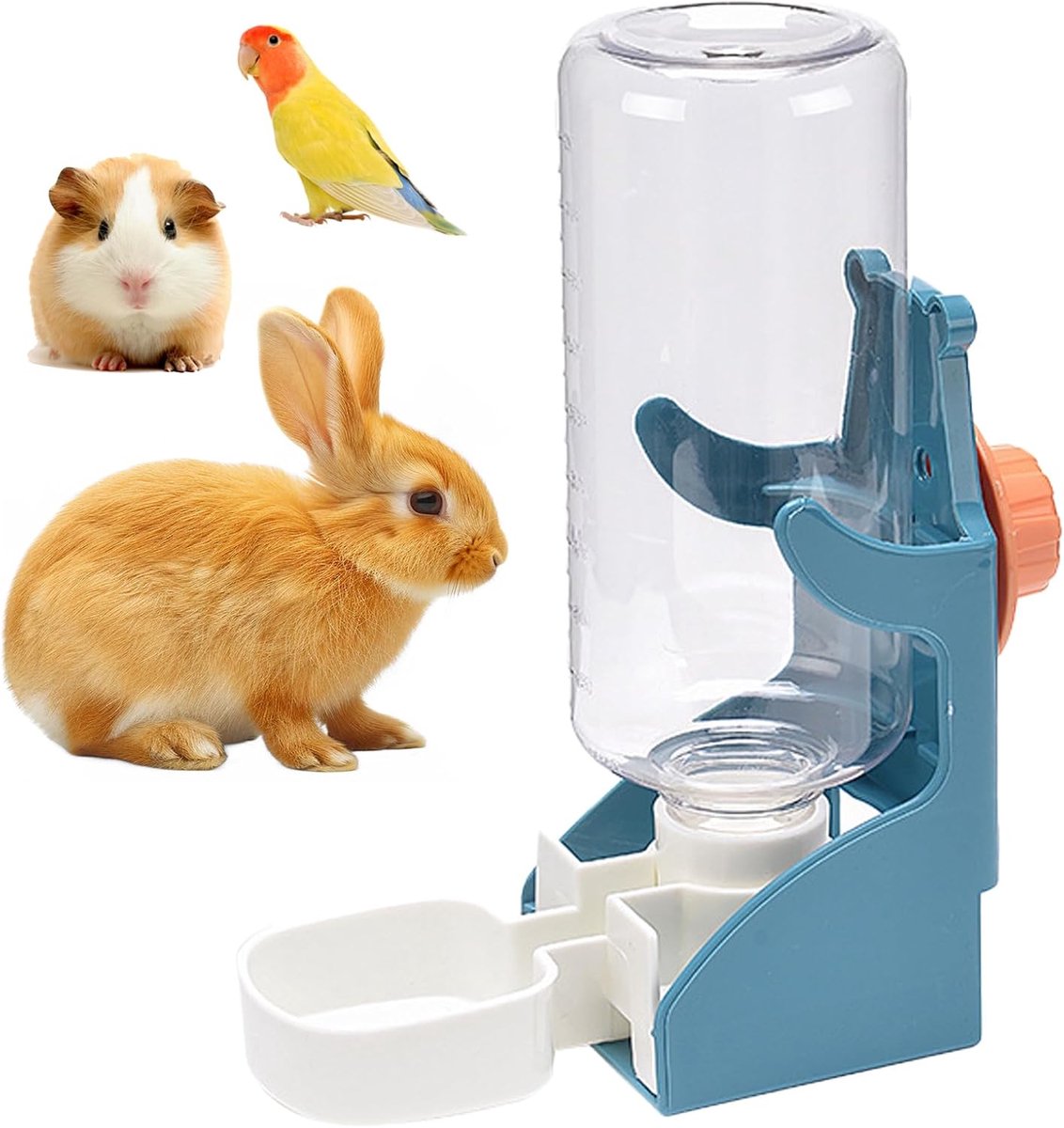 Automatische waterdispenser, hangende drinkfles, konijnenhamster, drinkfles, konijnendrinkje voor hamsters, haasjes - ShopVlot