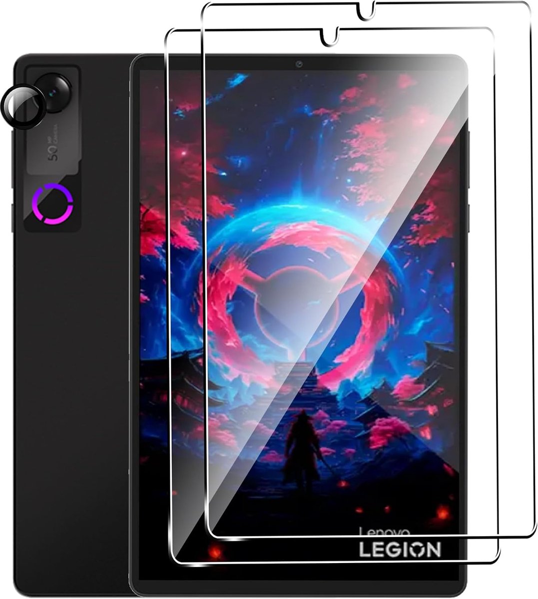 Tieeyivv Beschermfolie voor Legion Tab Gen 5 voor pantserglas en camera, beschermglas, volledige afdekking - ShopVlot