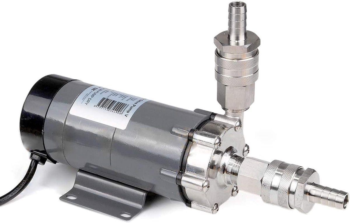 Food Grade Magnetic Drive Brew Pump Stainless Head and Disconnect Kit 25 Watt - ShopVlot