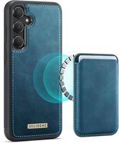 Solidenz hoesje - Geschikt voor Samsung Galaxy A27 - 3 pasjes - Blauw