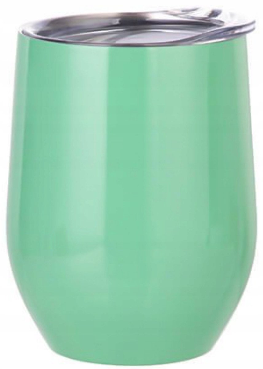 Mintgroene Thermosbeker 350ml voor Yerba Mate, Koffie & Thee