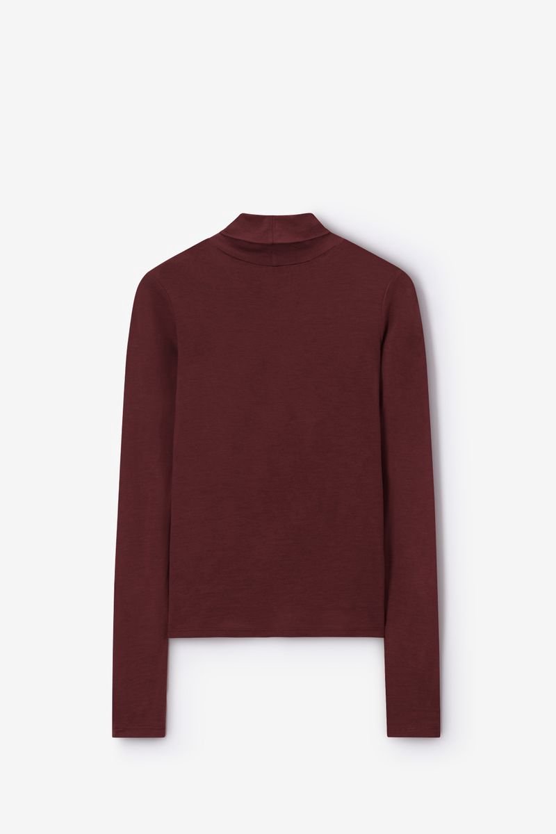 Sissy-Boy - Bruine wollen turtleneck top