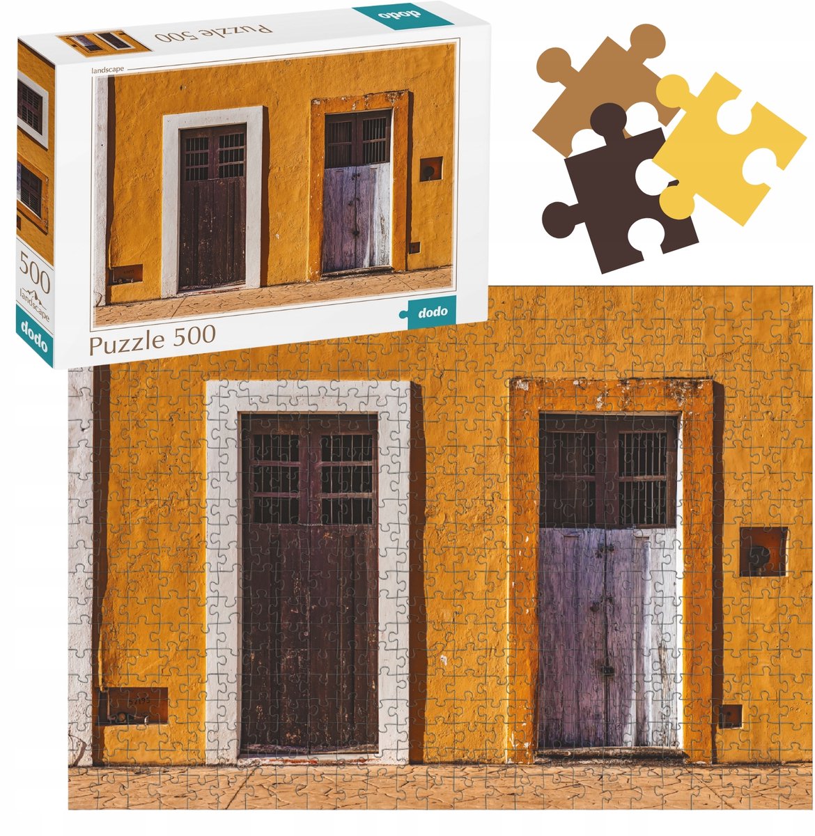 Huis Puzzel 500 Stukjes - Kleurrijke Kindervriendelijke Legpuzzel