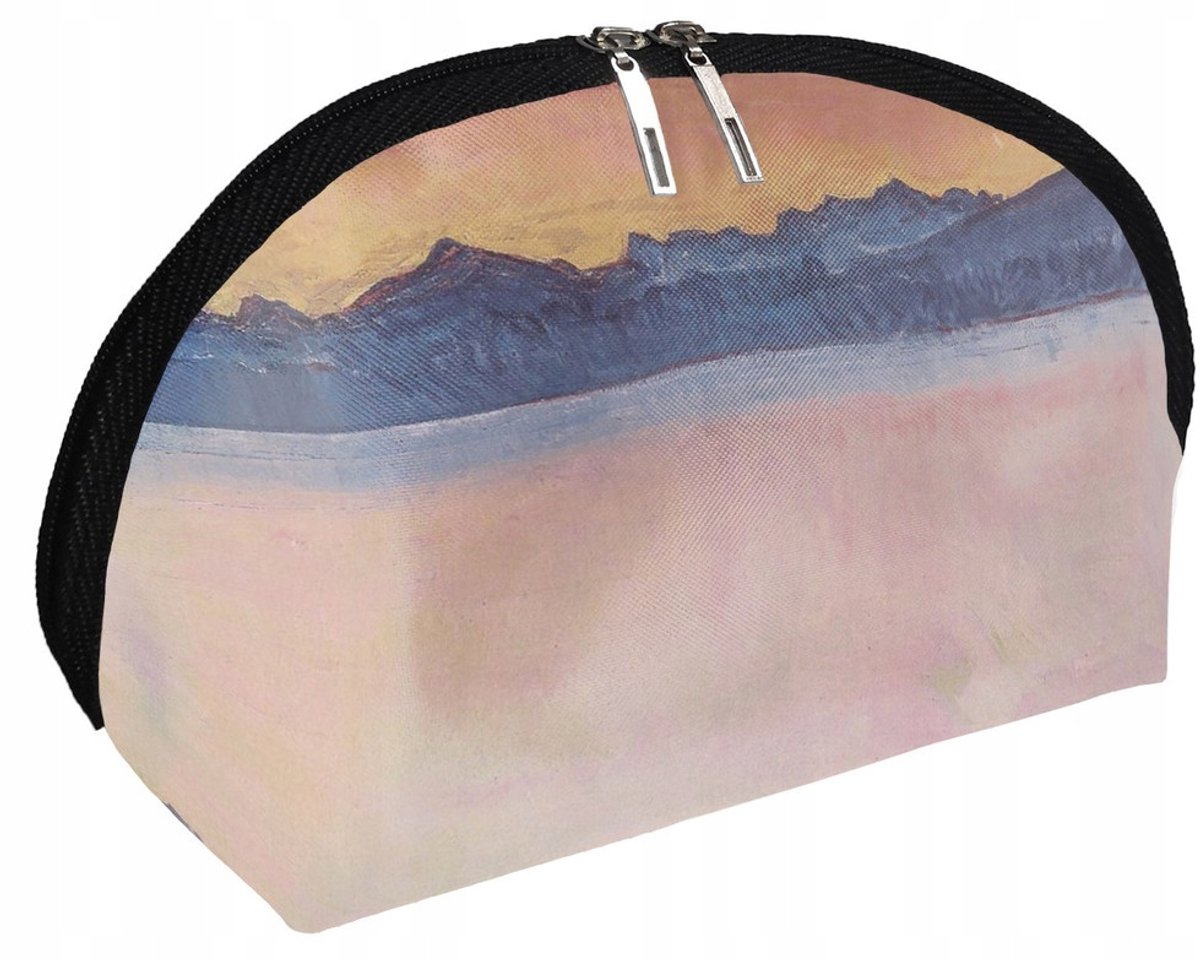 Genfersee met Mont-Blanc Ochtendrood Toilettas - Ferdinand Hodler Kunst