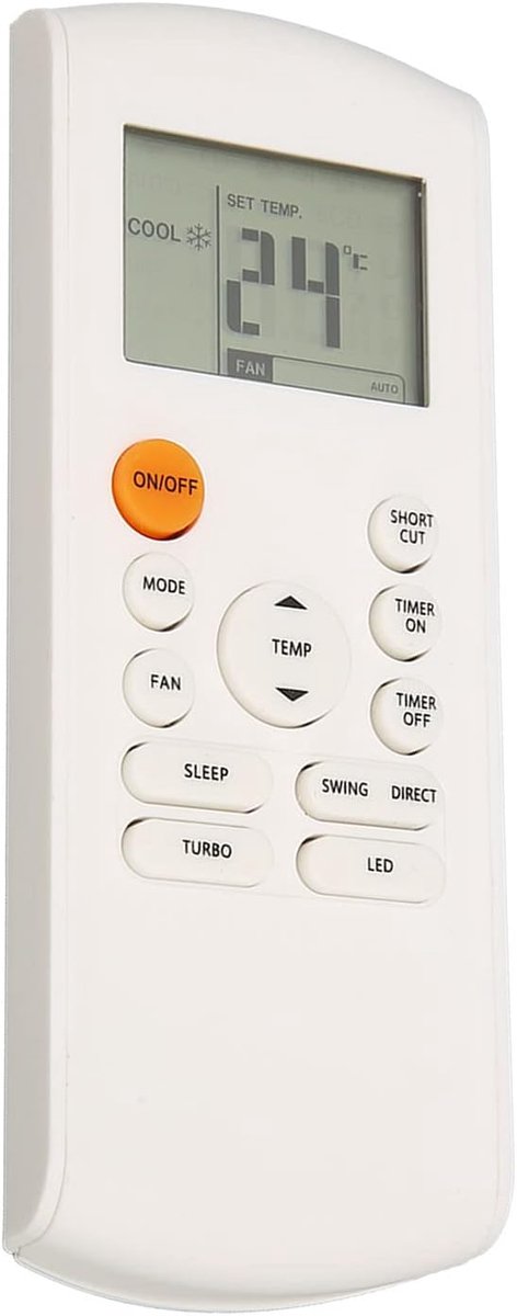 Universal Air Conditioning Remote Control, RG57B BGE, Air Conditioning Replacement for MrCool, for Frimec, for - ShopVlot