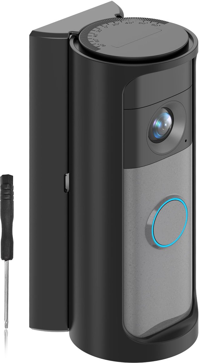 Ring deurbel hoek mount - 0-360° flexibele verstelbare hoek kit - geen boren - eenvoudig te installeren - ShopVlot