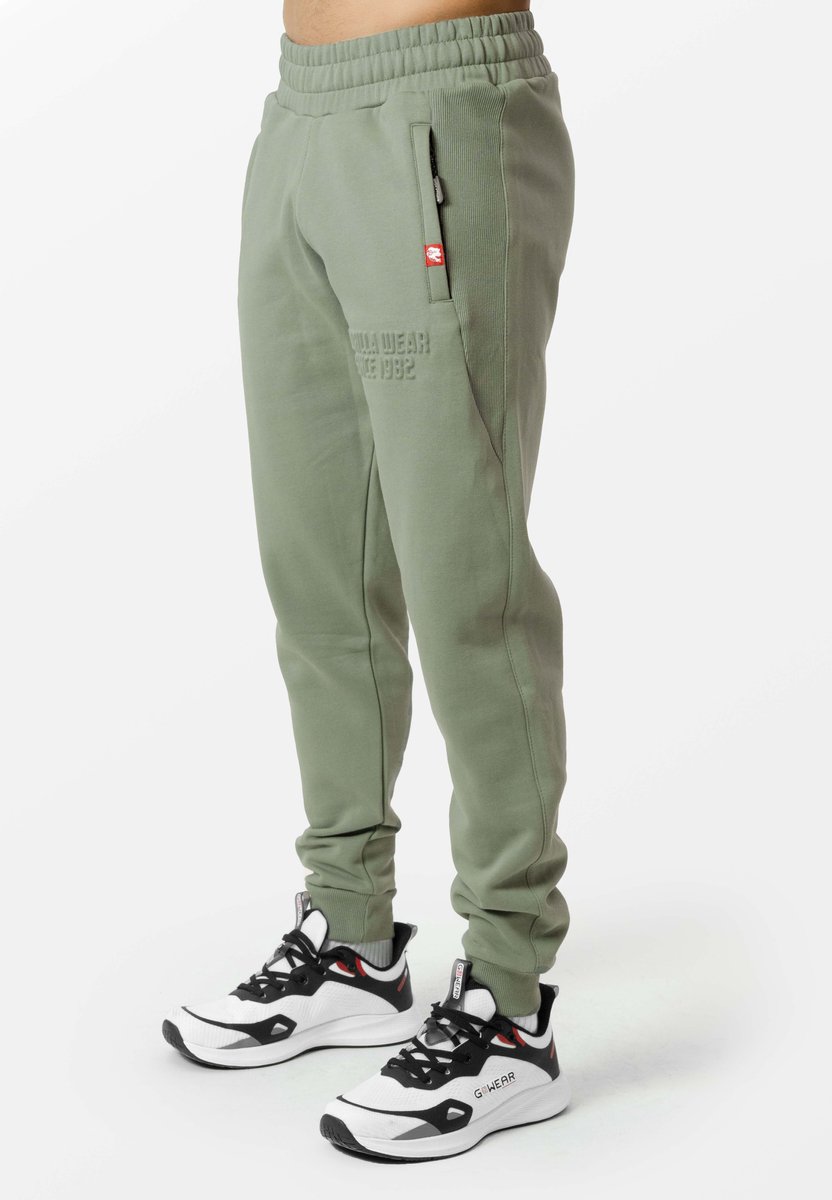 Gorilla Wear Dalton Essential Joggingbroek - Groen - 3XL