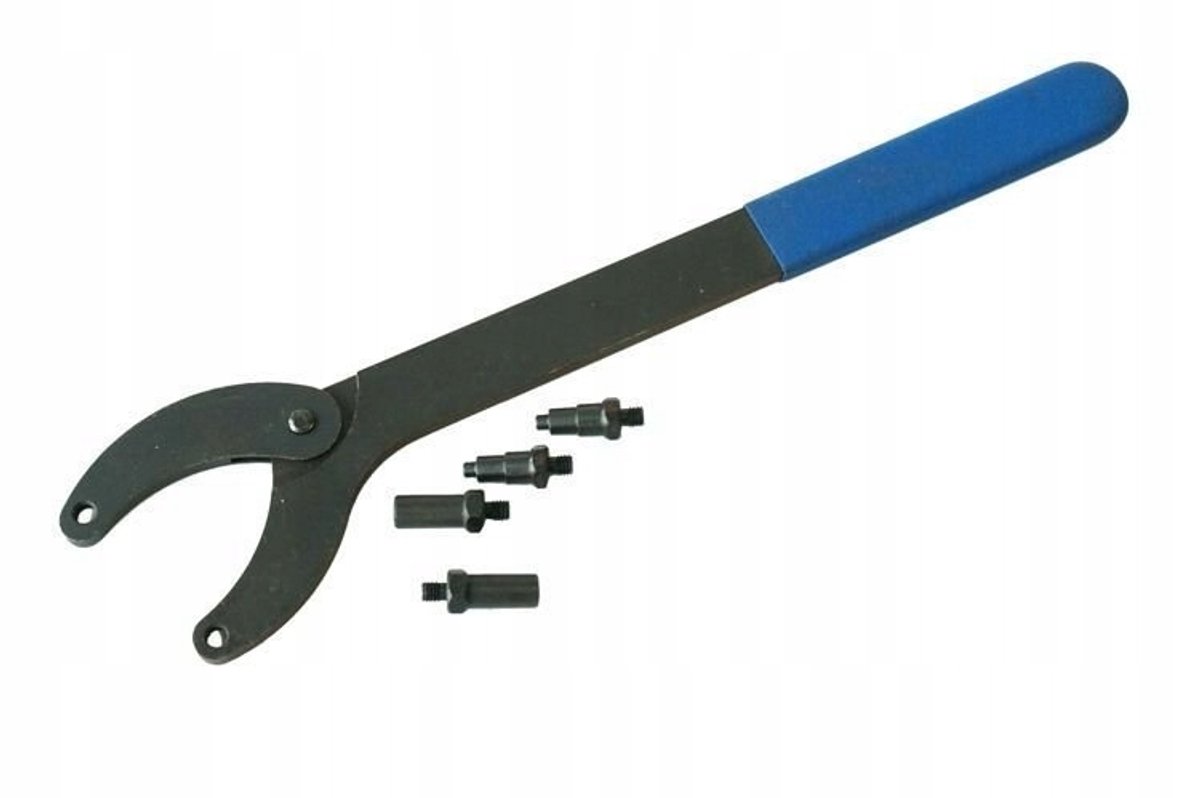 Verstelbare Poelie Sleutel 150mm met Adapters