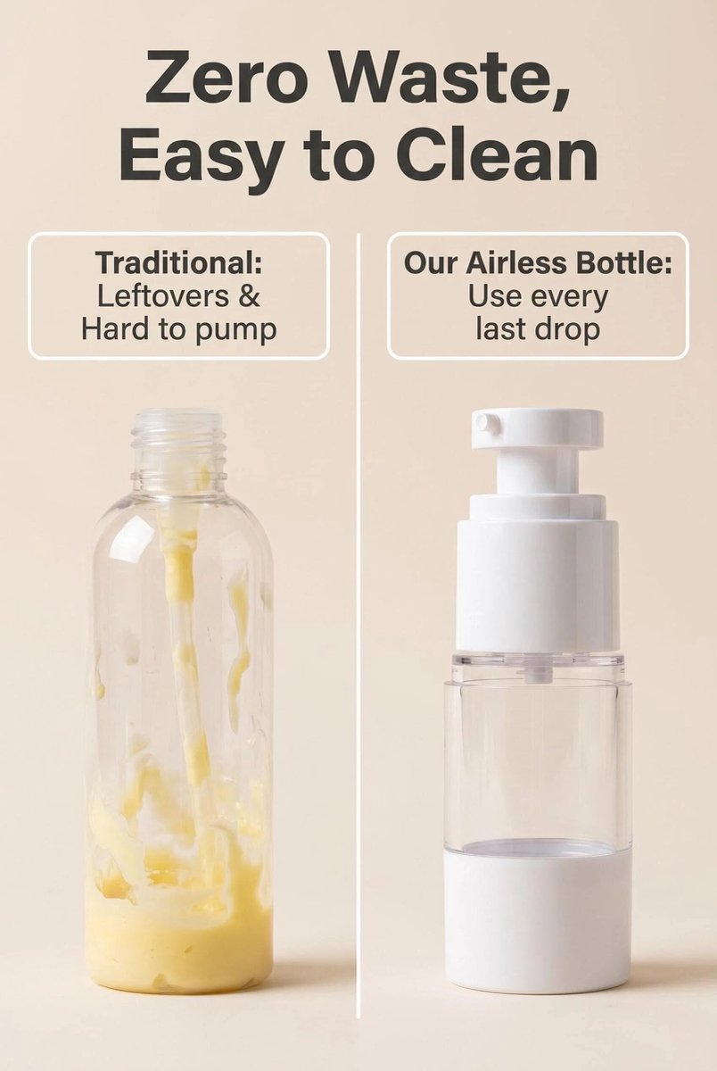 Lammcou mini sprayfles set 3 stuks, airless pomp cosmetische flesjes lekvrij navulbaar, kleine sprayflesjes voor - ShopVlot