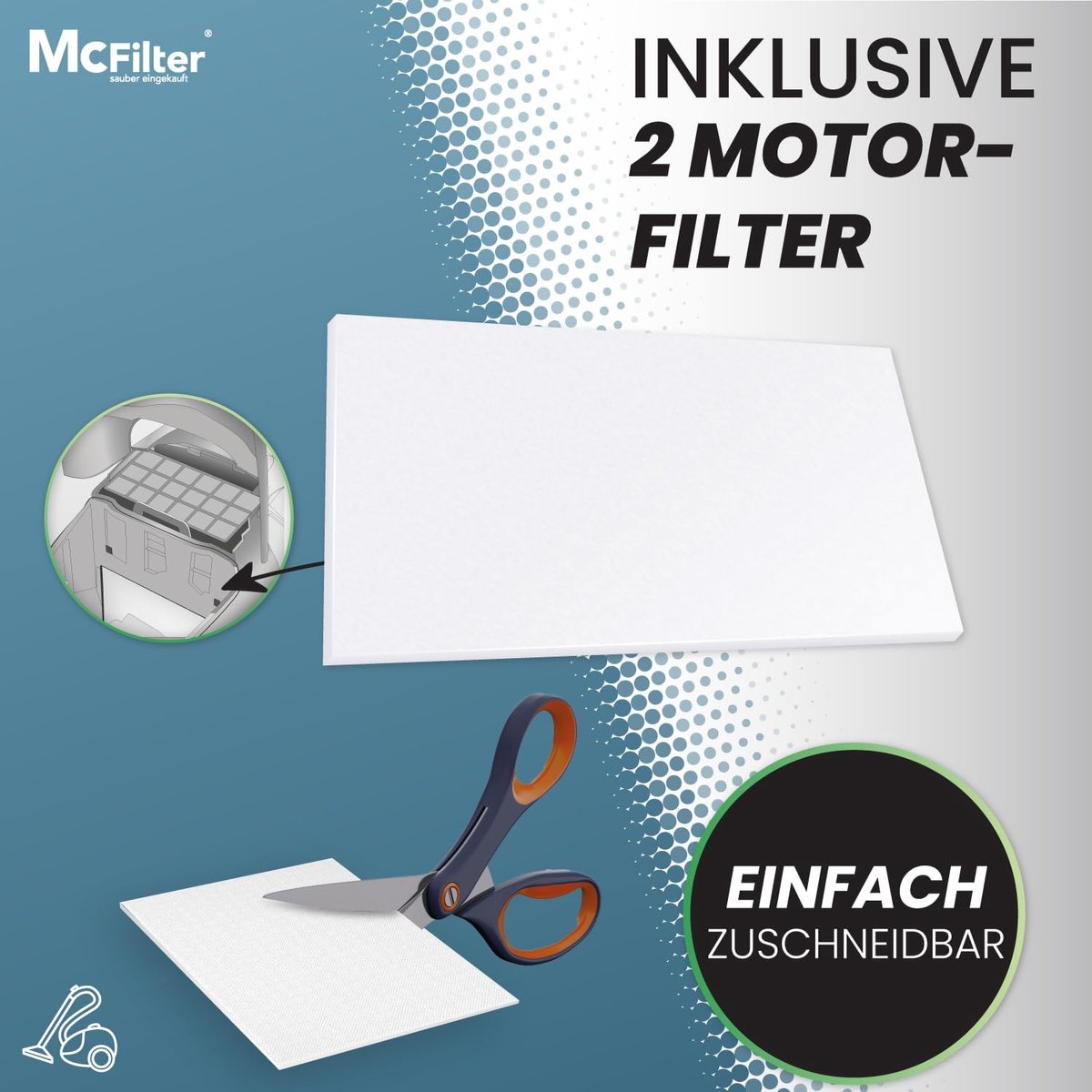 10 vacuum cleaner bags suitable for Electrolux Silent Performer ESP7GREEN and much more. - McFilter ESM 16. - ShopVlot