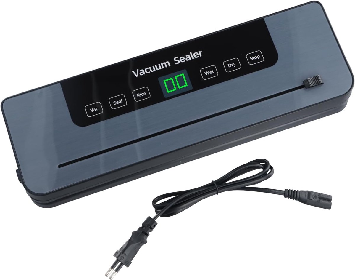 Food Vacuum Machine, Vacuum Machine with 10 Bags, Vacuum Machine with Integrated Cutting Device, Professional Food - ShopVlot