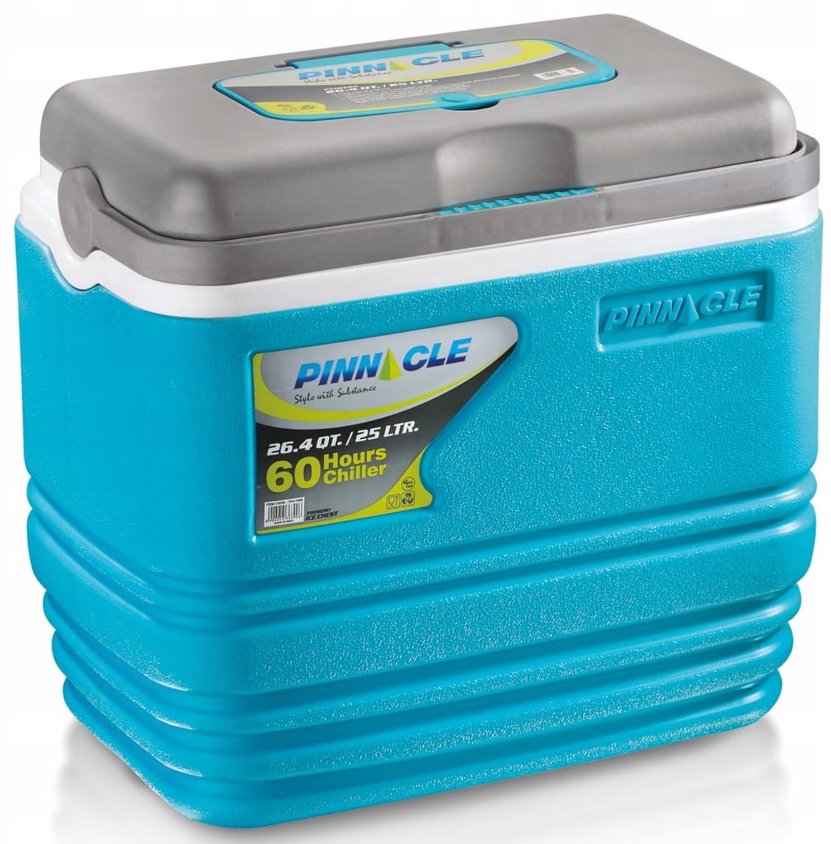 Merkloze Koelbox 25L Turquoise - Ideaal voor Reizen en Picknicks