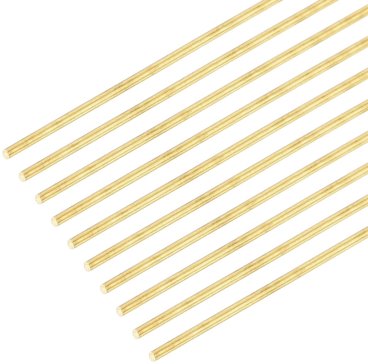 DMiotech 20pcs 2mm x 300mm Brass Rods, Round Solid Brass Bars for DIY Welding Rod Brass Swivel Rod for Drift Stamp - ShopVlot
