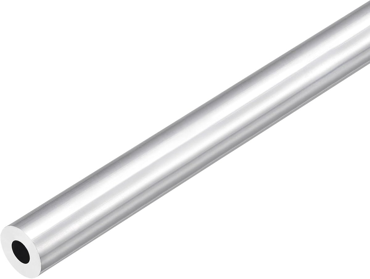 DMiotech (16mm OD x 7mm ID) 6063 Aluminum Round Tube 300mm Length Industry Metal Tubing For Machinery Frame - ShopVlot