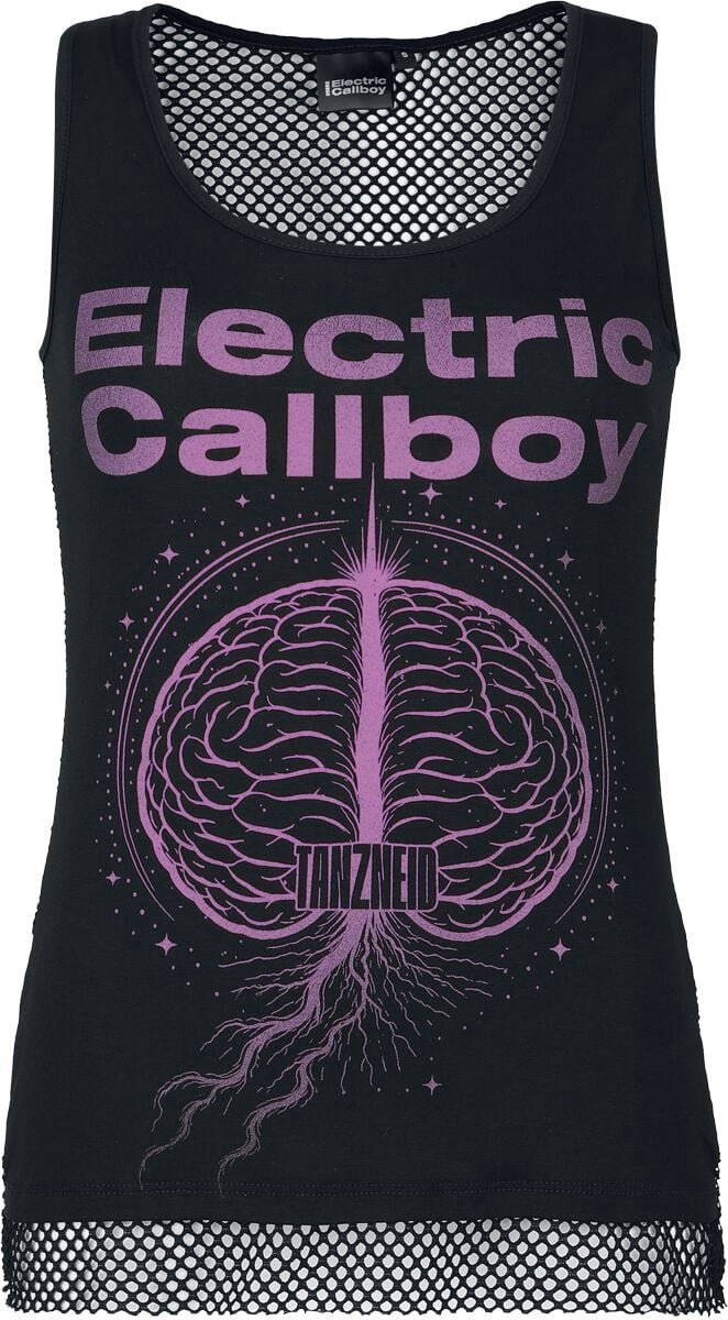 Electric Callboy Galaxy Brain Dames Top - zwart - L