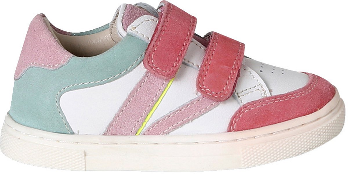 Vertbaudet Leren baskets met klittenband voor baby's