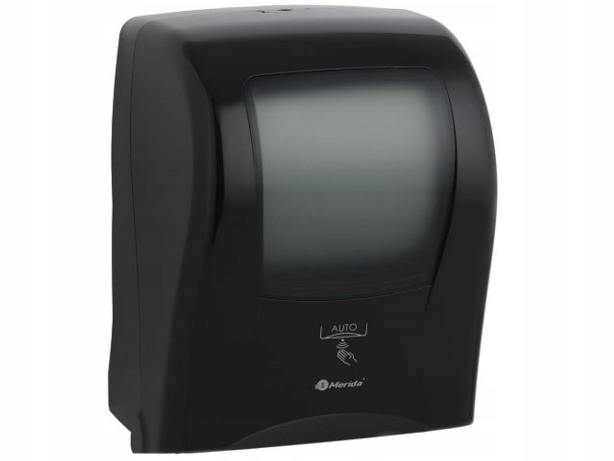 Automatisch Zonder Contact Handdoekdispenser Rolpapier ABS Zwart