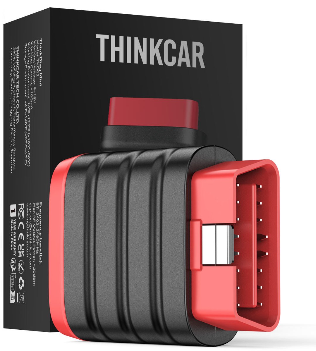 THINKCAR Thinkdiag MINI – Bluetooth OBD2 Scanner | Volledige Systeemdiagnose & Gratis Updates voor Altijd