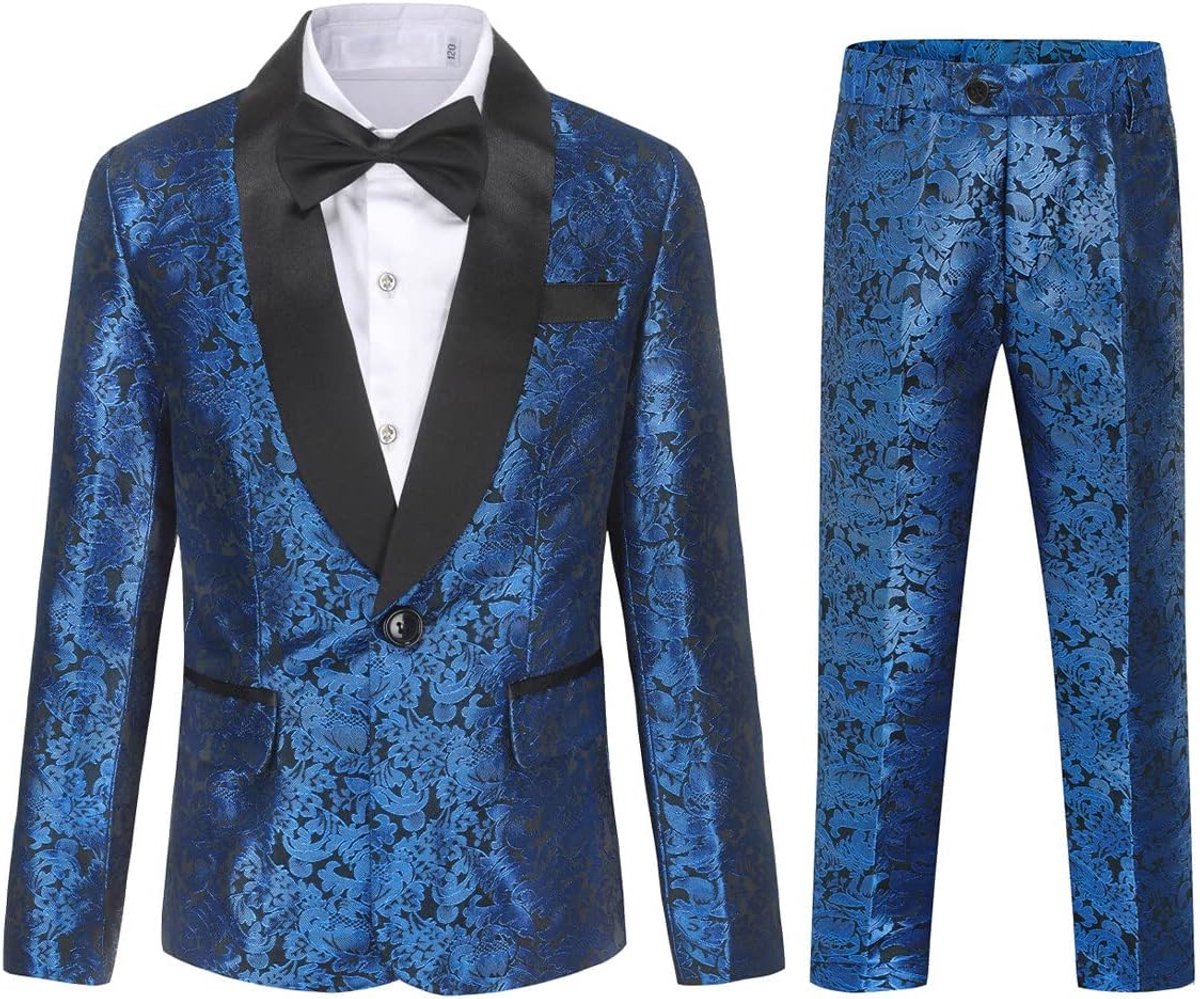 Kinderen pak - maat 6 jaar - blauw - slim fit - perfect voor bruiloften - ShopVlot
