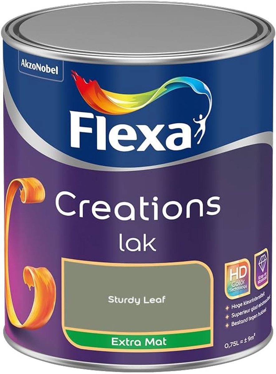 Lak extra mat 750ml - Sturdy Leaf - Duurzaam en waterafstotend - Voor een strakke afwerking - ShopVlot