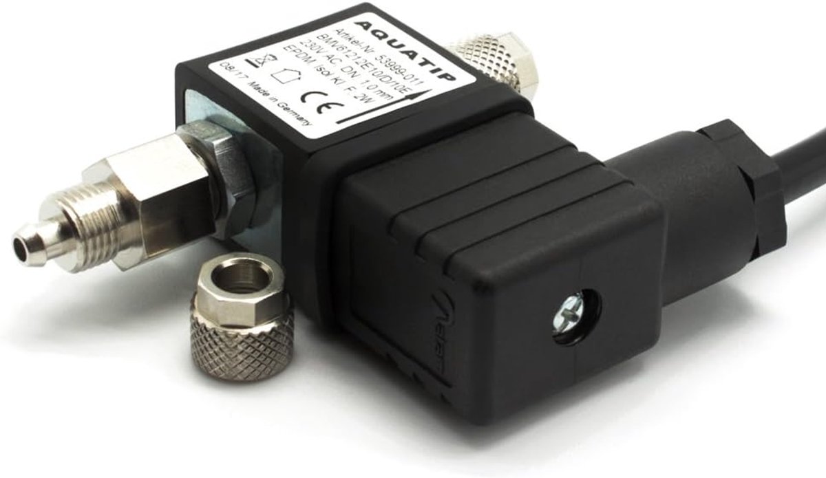 CO2 Night Shut-Off 2-in-1 Solenoid Valve with Reverse Protection Hummer Free Made in Germany - ShopVlot