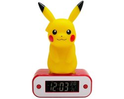 Teknofun Pokémon Pikachu - Digitale wekker met LED nachtlamp