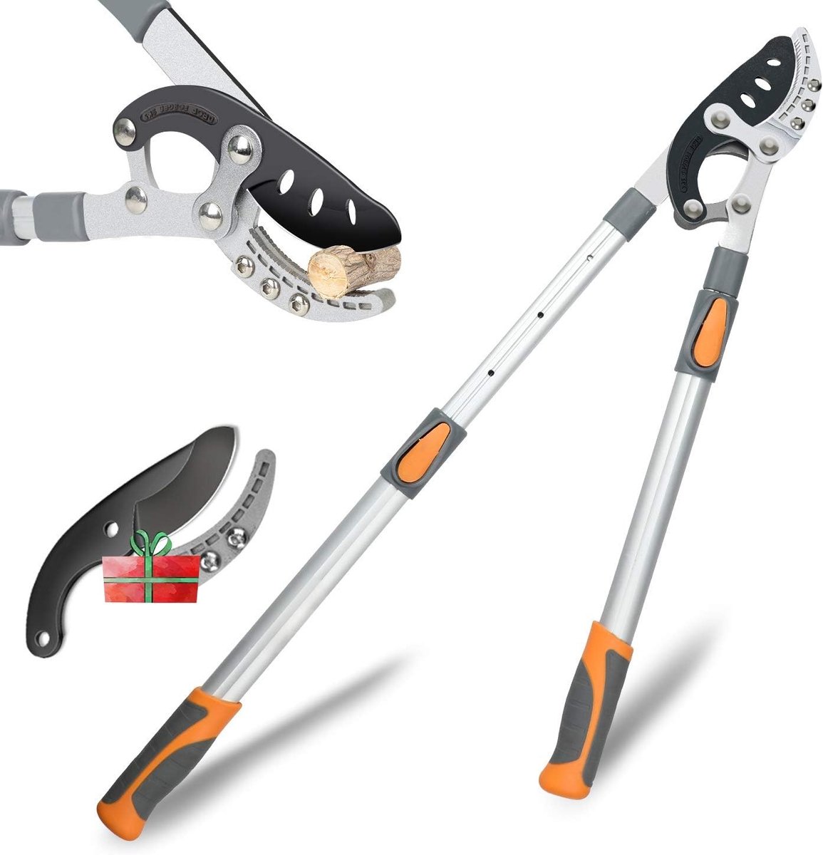 Knipschaar tuin - Aluminium - 70-103 cm - Telescopische takkenschaar met SK5 staal - Voor zwaar snoeien van takken