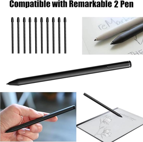 Set of 10 replacement highlighters/nibs for remarkable 2 highlighters, remarkable 2 stylus pen tips to replace soft - ShopVlot — afbeelding 2