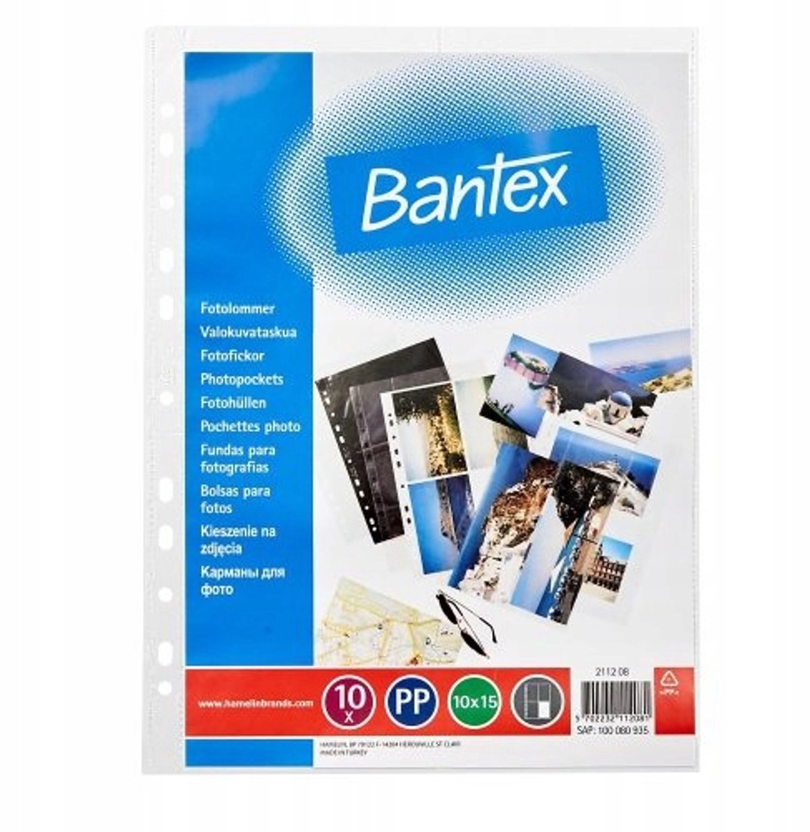 Fotohoezen 10x15 Verticaal - 10 Stuks