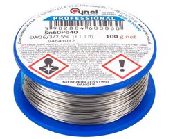 Merkloze Soldeerdraad met Flux, 0.7mm, 100g