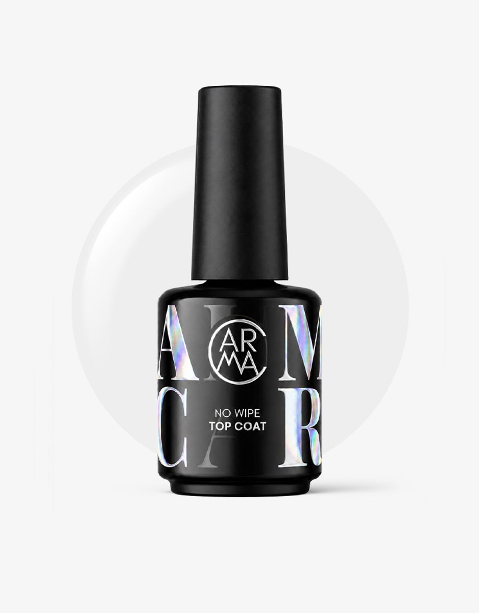 CARMA COSMETICS No Wipe Top Coat 15ml | High Shine Top Coat