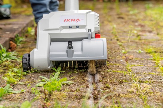 IKRA stalen voegborstel (hard) - vervangingsborstel voor terras- en voegreiniger IATR 20 van IKRA — afbeelding 4