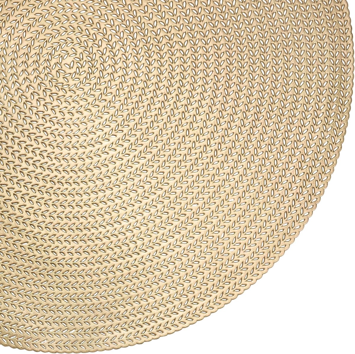 Krumble Placemat - Set of 8 - Placemats - Coaster - Round - PVC - Table Protector - Mat - Heat Resistant - ShopVlot